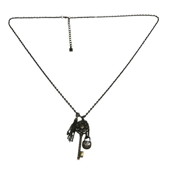 Good Works Christian Favored Key Lock Religious Necklace Anything Is Possible - Picture 2 of 8